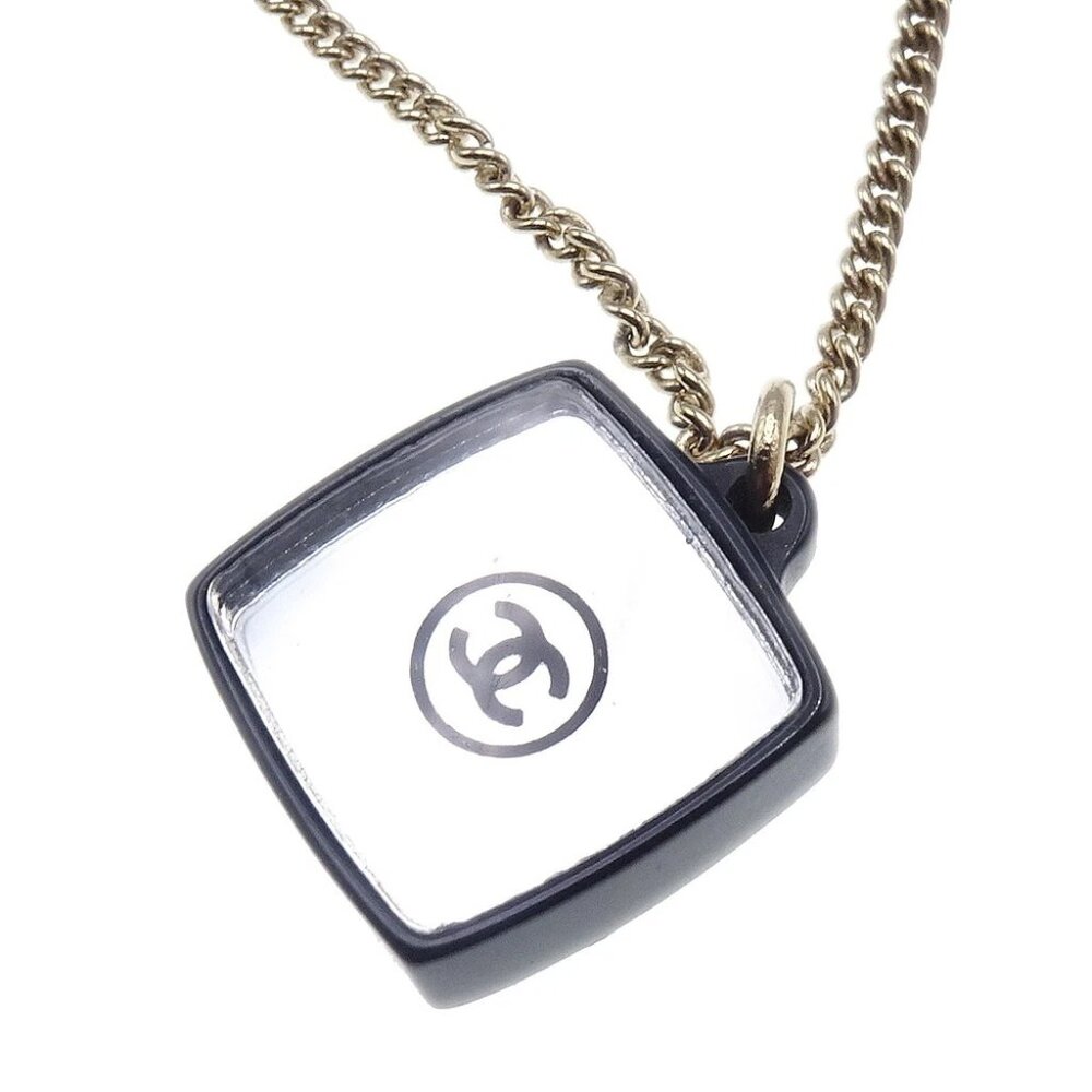 Chanel Rhinestone Gold Chain Pendant Necklace 04A 29091 - Picture 4 of 4